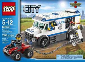 Lego City 60043 Transporte De Prisioneros 196 Pzs
