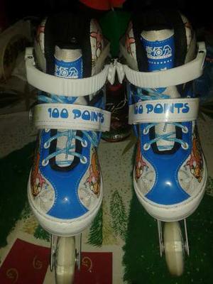 Patines En Linea Ajustable Para Niños