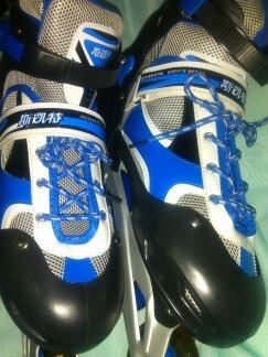 Patines En Linea Ajustables Con Ruedas Luminosas