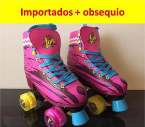 Patines Soy Luna Importados + Accesorios De Obsequio