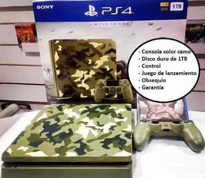 Ps4 Slim 1tb + Juego. Playstation 4 (garantia + Tienda)