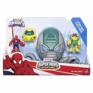 Super Hero Marvel Set Aventura Hasbro Spiderman Y Octo Mech