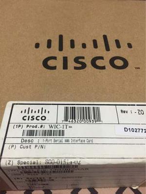 Tarjeta Serial Cisco Wan Wic-1t