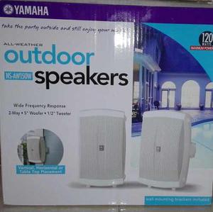 Cornetas Yamaha Outdoor Speaker System. Color Blanco.