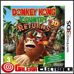 Donkey Kong Country Returns 3d Para Nintendo 3ds Y 2ds