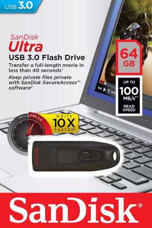 Memoria Flash 64 Gb 3.0 Sandisk Ultra