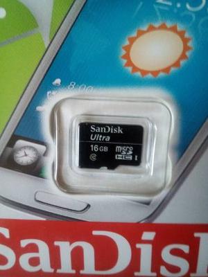 Memoria Sandisk 16 Gb Clase mb/s Ultra Fotos/videos Hd