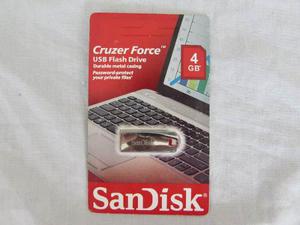 Pendrive Usb Flash Drive Sandisk Cruzer Force De 4gb