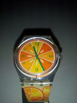 Reloj Swacht Original Naranja. Excelente Estado