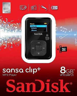 Reproductor Mp3 Sandisk 8gb Expandible A 32gb