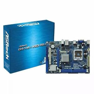 Tarjeta Madre Asrock G41m-vs3 R2.0 + Procesador 3.01 Ghz