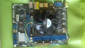 Tarjeta Madre Asrock H61m-hvs+prcesador Intel Ggb Ddr3