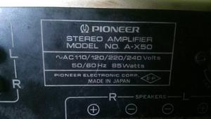 Amplificador Pioneer Usado,algunos Detalle. Total Funcional