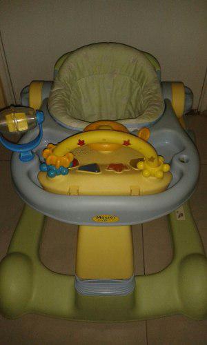 Coche Paragua Y Andadera Masterkids 3 En 1