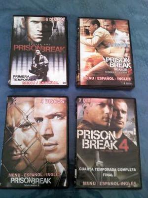 Serie Prison Break. 1era A La 4ta Temporada