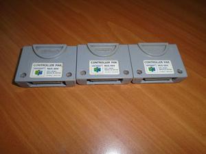 3 Controller Pak Nintendo 64 Lee La Publicacion