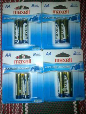 Blister Pilas Aa 2 Alkalinas Maxell.