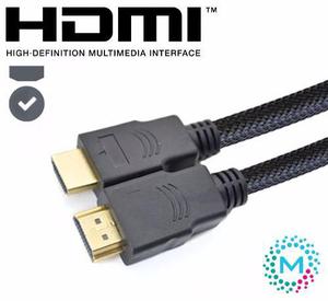 Cable Hdmi 5 Metros Mts Reforzado Nylon 1080p Bluray Ps4 Ps3