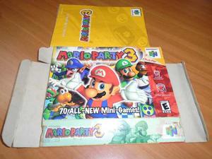 Caja Mario Party 3 Con Manual Cambio