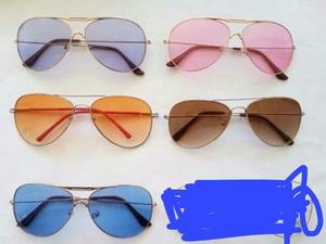 Lentes Aviator De Colores Para Sol