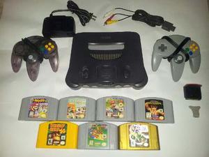 Nintendo 64 (7 Juegos+2 Controles+memory Expasion Pak)