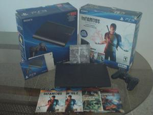 Ps3 Play Station 3 250 Gb Infamous Collection + 5 Juegos