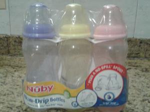 Teteros Nuby 10 Onzas 3 Pack