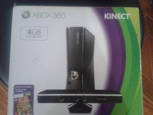 Xbox 360 Slim 4 Gb Kinect 1 Control 10 Juegos Originales