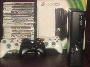 Xbox Slim, Rgh, Disco De 250, Tres Controles