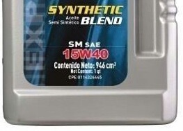 Aceite Semisintetico 15w40 Original, Sellado