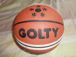 Balon Golty De Cuero Profesional Baloncesto
