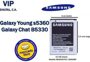 Baterias Pila Samsung Galaxy Young S5360 Chat B5330 Original