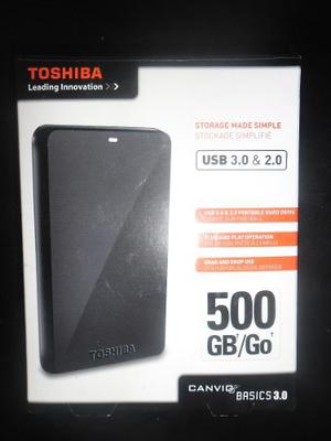 Disco Duro Portátil Toshiba 500 Gb Usb 3.0
