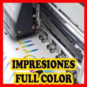 Impresion Full Color En Hojas Bond Carta