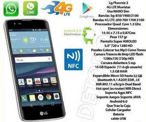 Lg Phoenix 2 Liberado 4g Quad Core 5´ 16gb Android 6