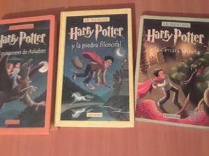 Libros Harry Potter 1 2 Y 3 / J. K. Rowling Tapa Dura
