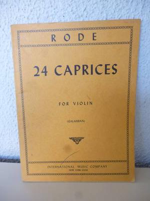 Rode: 24 Caprichos Para Violín