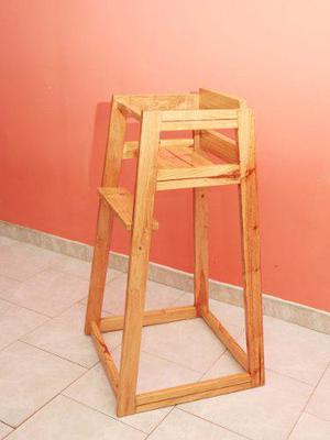 Silla Para Comer Para Niños En Madera