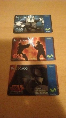 Tarjetas Coleccionables Movistar Star Wars Episodio 3