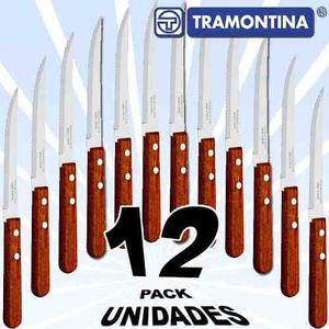 Tramontina ® Pack De 12 Cuchillos Mesa Carne Restaurant Pan