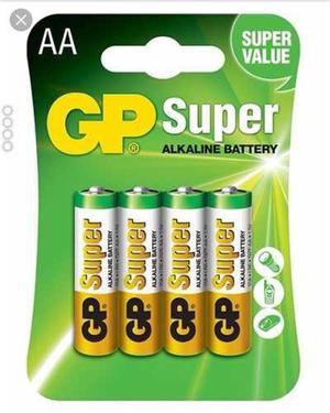 Alkaline Gp Doble A Por 4 Unidades En Blister Nuevas