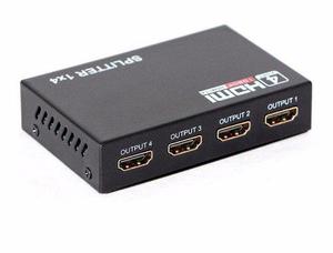 Amplificador De Video Hdmi Splitter 1x4 Puertos 1080p