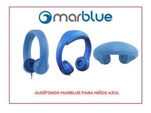 Audífonos Marblue Para Niños Azul Headfoams