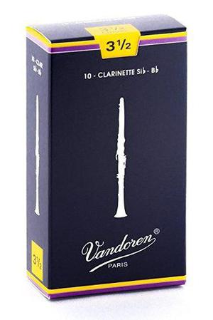 Cañas Vandoren Para Clarinete 3/2 Tradicional Caja Azul