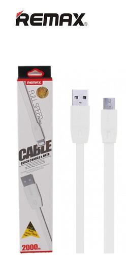 Cable Remax Micro Usb Full Speed 1000mm Para Datos Y Cargar