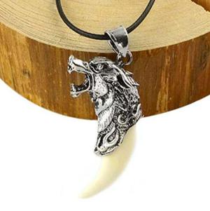 Collar Lobo Stark Game Of Thrones Potter Colmillo Moda Mujer