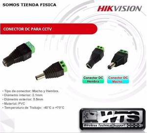 Conector Dc X Par M&h Corriente Vdc Camara Seguridad Cctv