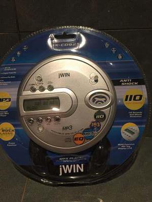 Discman Cd- Mp3 Jwin Jx-cd925 Digital Nuevos En Su Blister