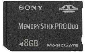 Memoria Memory Stick Dúo Sony 8gb