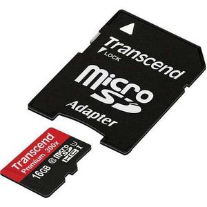 Memoria Micro Sd Hc 16 Gb Transcend Class 10 Super Rápida